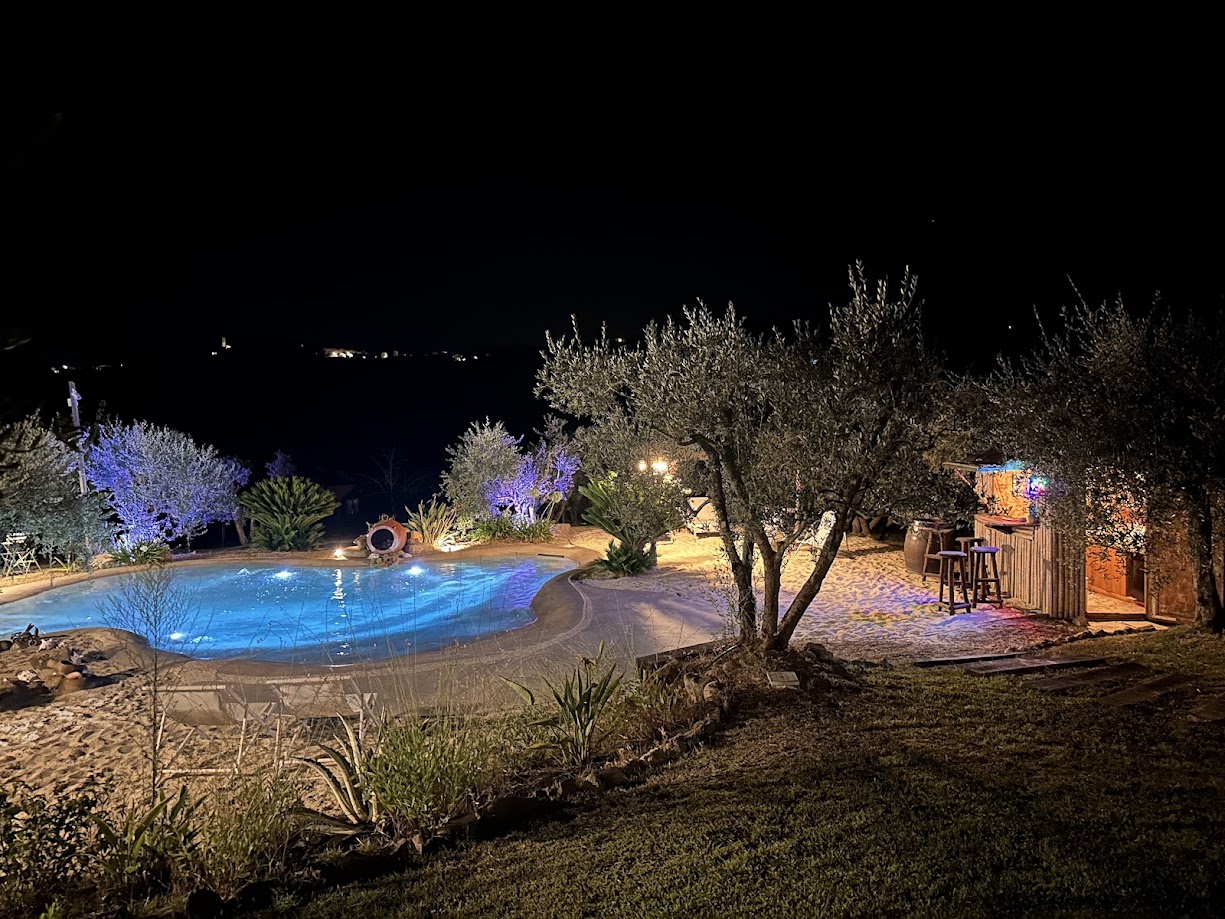 Ospiti nella piscina naturale
